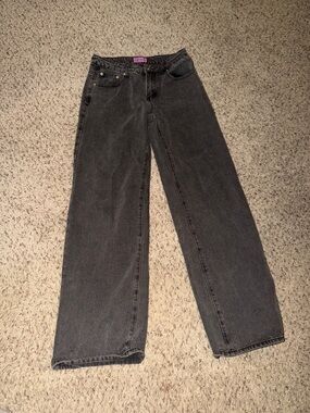 Edikted Black Wide-Leg Jeans